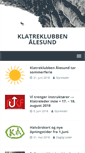 Mobile Screenshot of klatreklubben.no